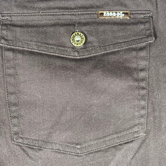 Zana-Di Jeans Brown Wide Leg Trousers High Rise Stretch Jeans Size 26 - Picture 15 of 16